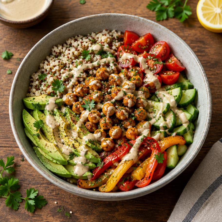 Mediterranean harvest bowl